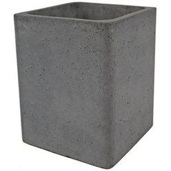 Avera Home Goods 256571 4 x 4.7 in. Lightweight Fiber Cement Square Planter - Pack of 4
