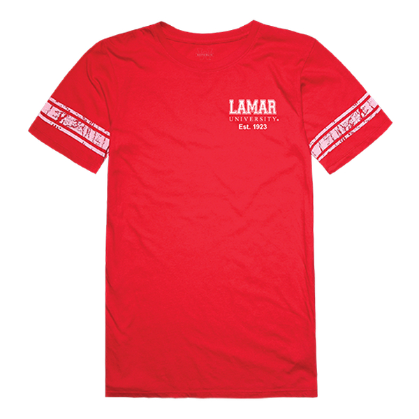 W Republic 534-326-RED-03 Lamar University Practice T-Shirt for Women, Red - Large