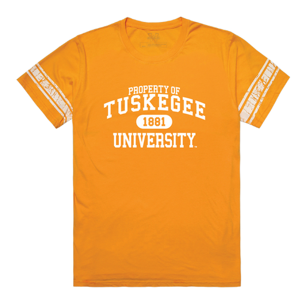W Republic 535-240-GLD-05 Tuskegee University Men Property T-Shirt, Gold - 2XL