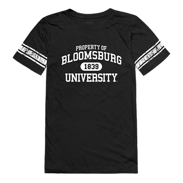 W Republic 533-268-BLK-01 Bloomsburg University Women Property T-Shirt&#44; Black & White - Small
