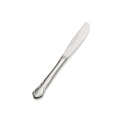 Bon Chef S1817 6.90 in. Queen Anne Euro Solid Handle Butter Knife, Pack of 12