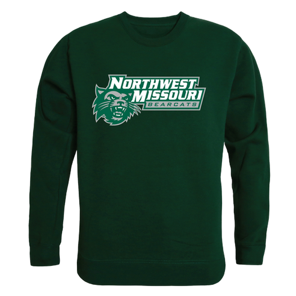 W Republic 508-440-FOR-04 Northwest Missouri State University Men College Crewneck Sweatshirt, Forest White - Extra Large