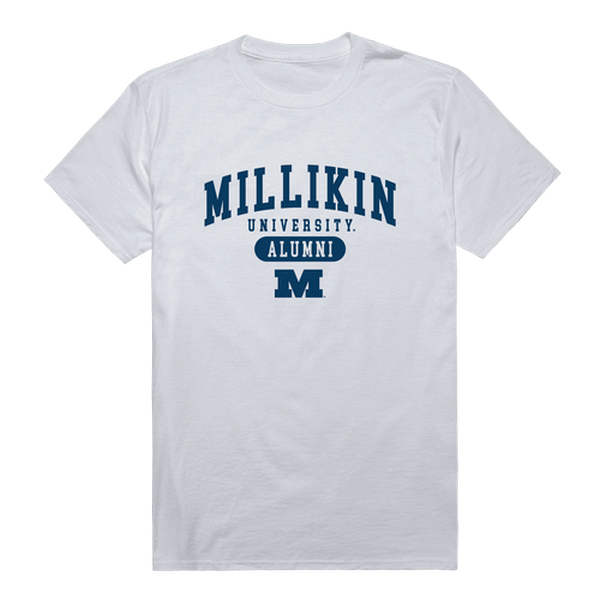 W Republic 559-342-WHT-03 Millikin University Alumni T-Shirt, White - Large