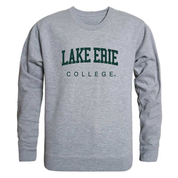 W Republic 543-324-HGY-04 Lake Erie College GameDay Crewneck T-Shirt, Heather Grey - Extra Large