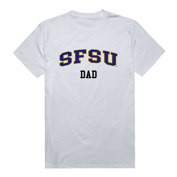 W Republic Products 548-376-WHT-04 San Francisco State University College Dad T-Shirt, White - Extra Large