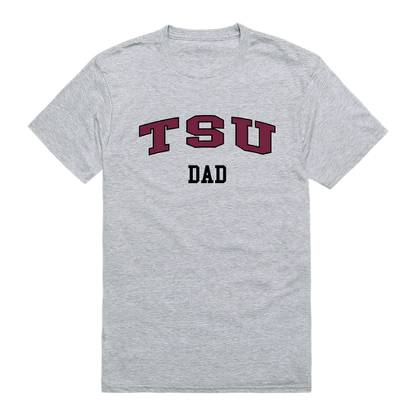 W Republic Products 548-393-HGY-02 Texas Southern University College Dad T-Shirt, Heather Grey - Medium