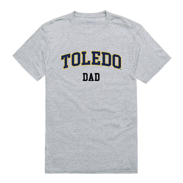 W Republic Products 548-396-HGY-05 University of Toledo College Dad T-Shirt, Heather Grey - 2XL
