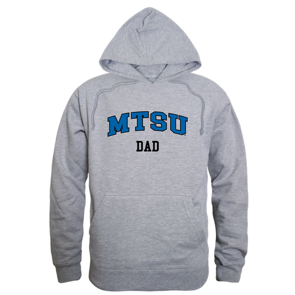 W Republic 563-223-HGY-02 Men Middle Tennessee State Blue Raiders Dad Hoodie, Heather Grey - Medium
