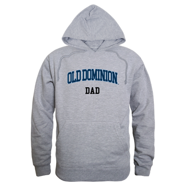 W Republic 563-228-HGY-03 Men Old Dominion Monarchs Dad Hoodie, Heather Grey - Large