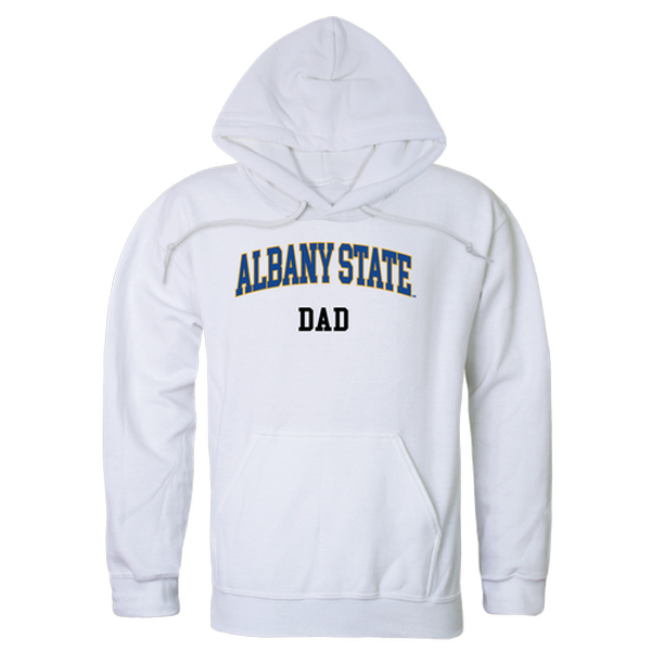 W Republic 563-260-WHT-01 Men Albany State Golden Rams Dad Hoodie, White - Small
