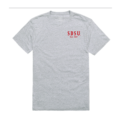 W Republic Apparel 528-177-HGY-01 San Diego State University Practice Tee for Men&#44; Heather Grey - Small
