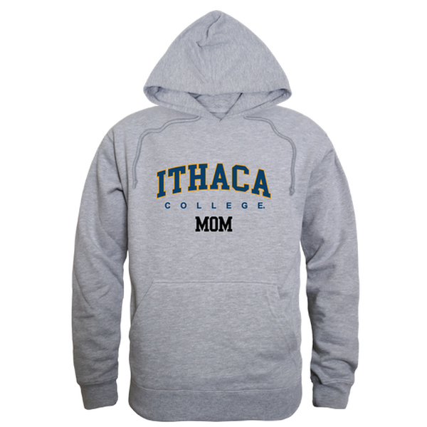 W Republic 565-316-HGY-04 Ithaca College Womens Mom Hoodie, Heather Gray - Extra Large