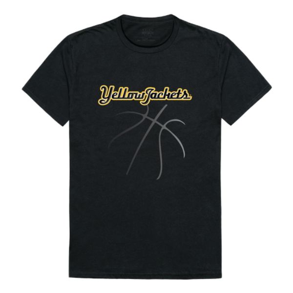 W Republic 510-449-BLK-05 NCAA American International College Yellow Jackets Basketball T-Shirt&#44; Black - 2XL