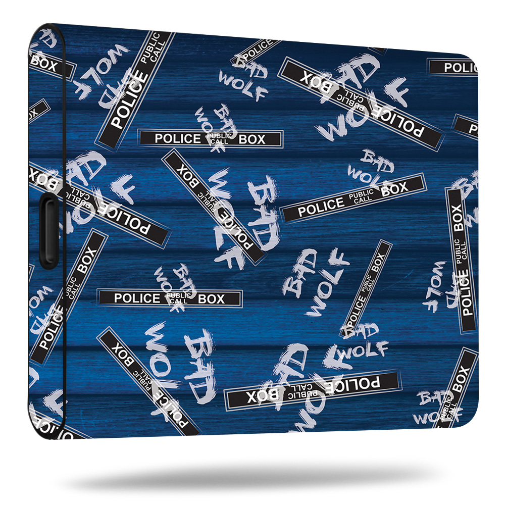 MightySkins SAT5-Time Travel Boxes Skin for Samsung T5 Portable Solid State Drive - Time Travel Boxes