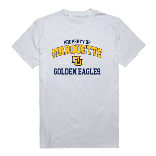 W Republic 517-130-WHT-01 Marquette University Property Football T-Shirt&#44; White - Small