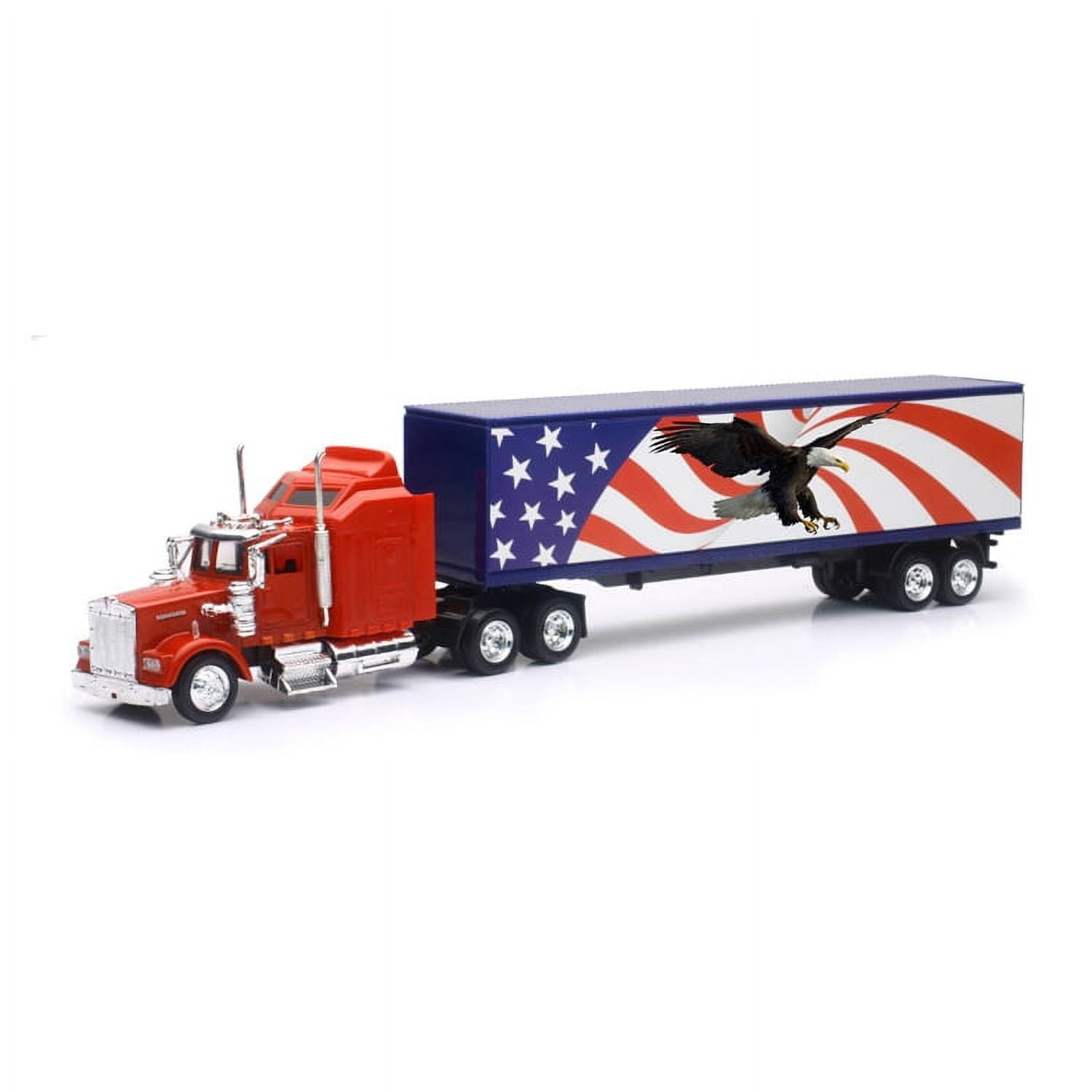 New-Ray Toys Inc New-Ray SS-15333X Kenworth W900 Patriotic Graphic Truck  Pack of 12