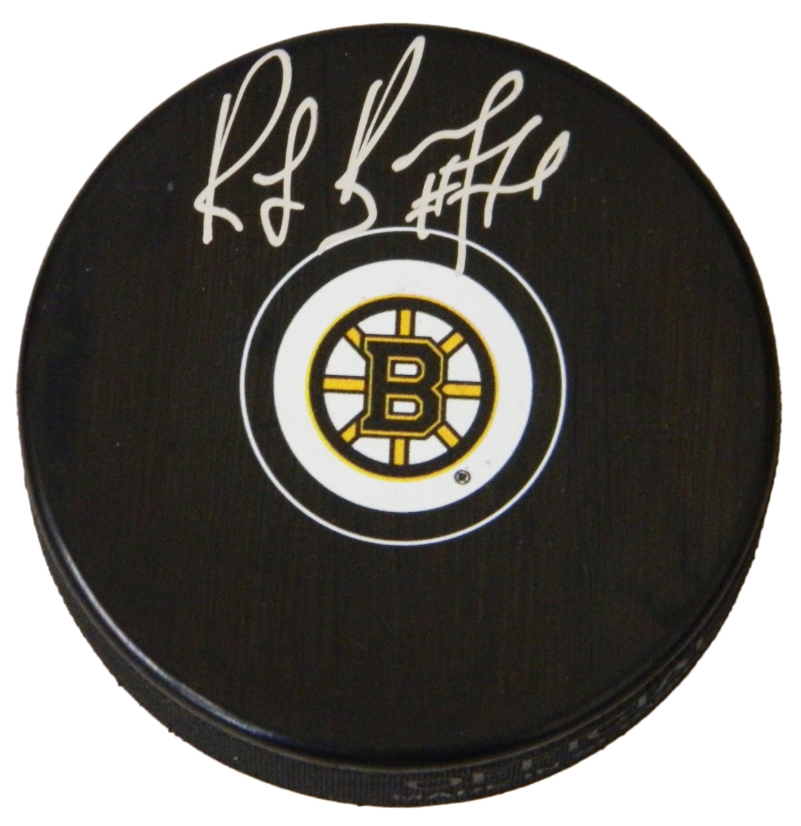 Schwartz Sports Memorabilia BOUPUC401 Ray Bourque Signed Boston Bruins NHL Logo Hockey Puck