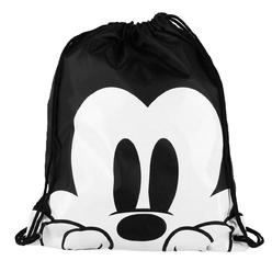 Disney 46031 Disney Mickey Mouse Black & White Drawstring Bag