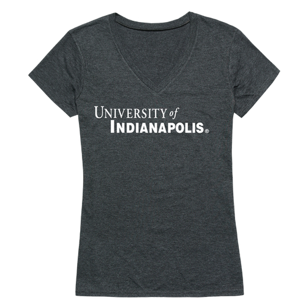 W Republic 529-438-HCH-04 University of Indianapolis Women Institutional Short Sleeve T-Shirt&#44; Heather Charcoal - Extra Large