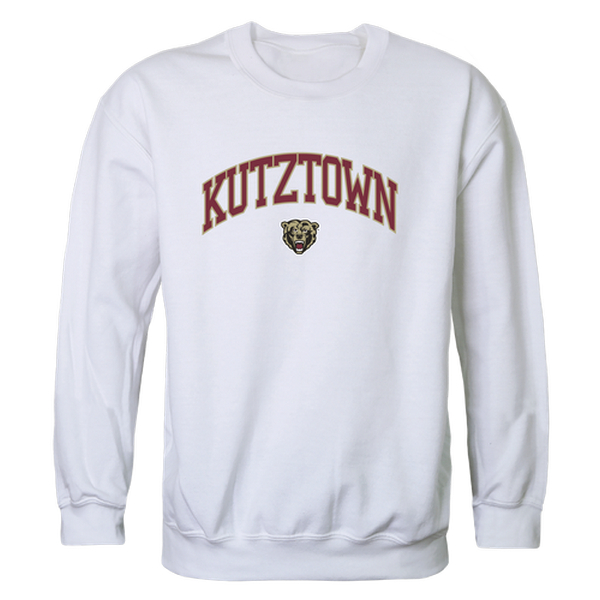W Republic 541-321-WHT-05 Kutztown University Campus Crewneck T-Shirt&#44; White - 2XL