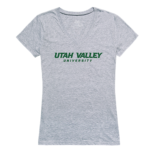 W Republic Apparel 520-210-H08-05 Womens Utah Valley Seal Tee, Heather Grey - 2XL