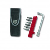 Swiss Arms Swiss Army Brands VIC-33340 2019 Victorinox Bits & Wrench with Pouch - Black Nylon