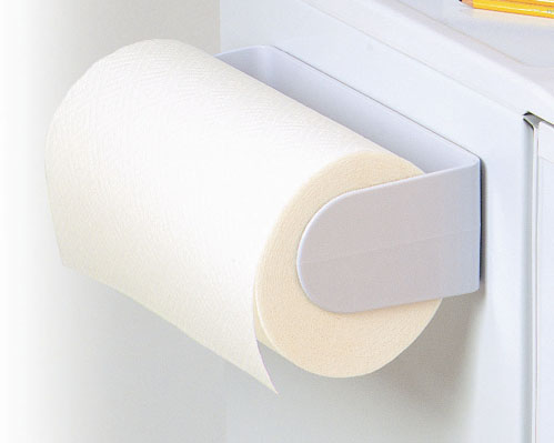 BakeOFF White Magnetic Paper Towel Holder