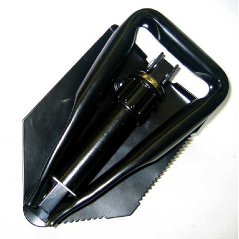 EPP Z103 Black Tri - Fold Shovel with Pouch & Color Box