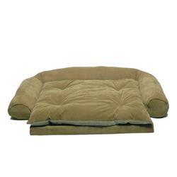 Carolina Pet Company Carolina Pet 015350 Ortho Sleeper Comfort Couch with Removable Cushion - Sage, Medium
