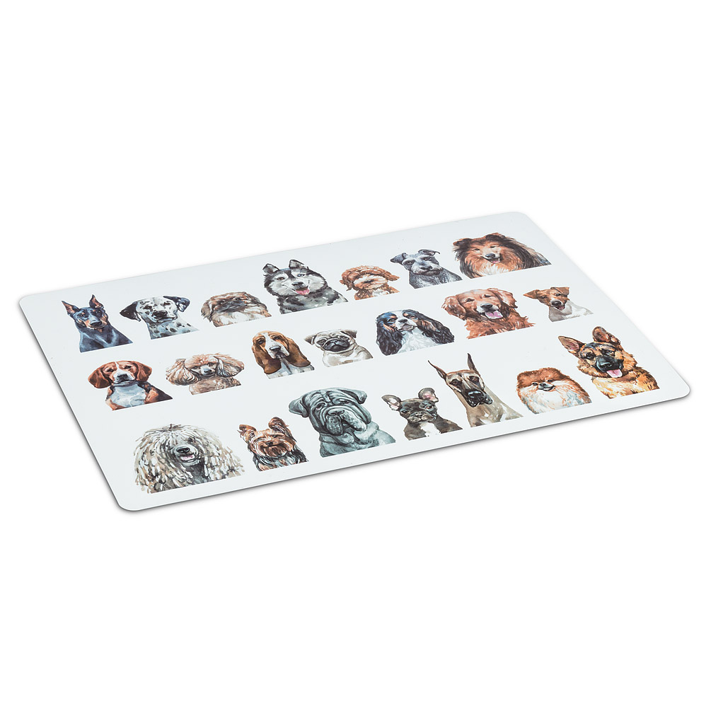 Abbott Collections AB-27-TABLEMAT-AB-60 Dog Portraits Placemats - Set of 4