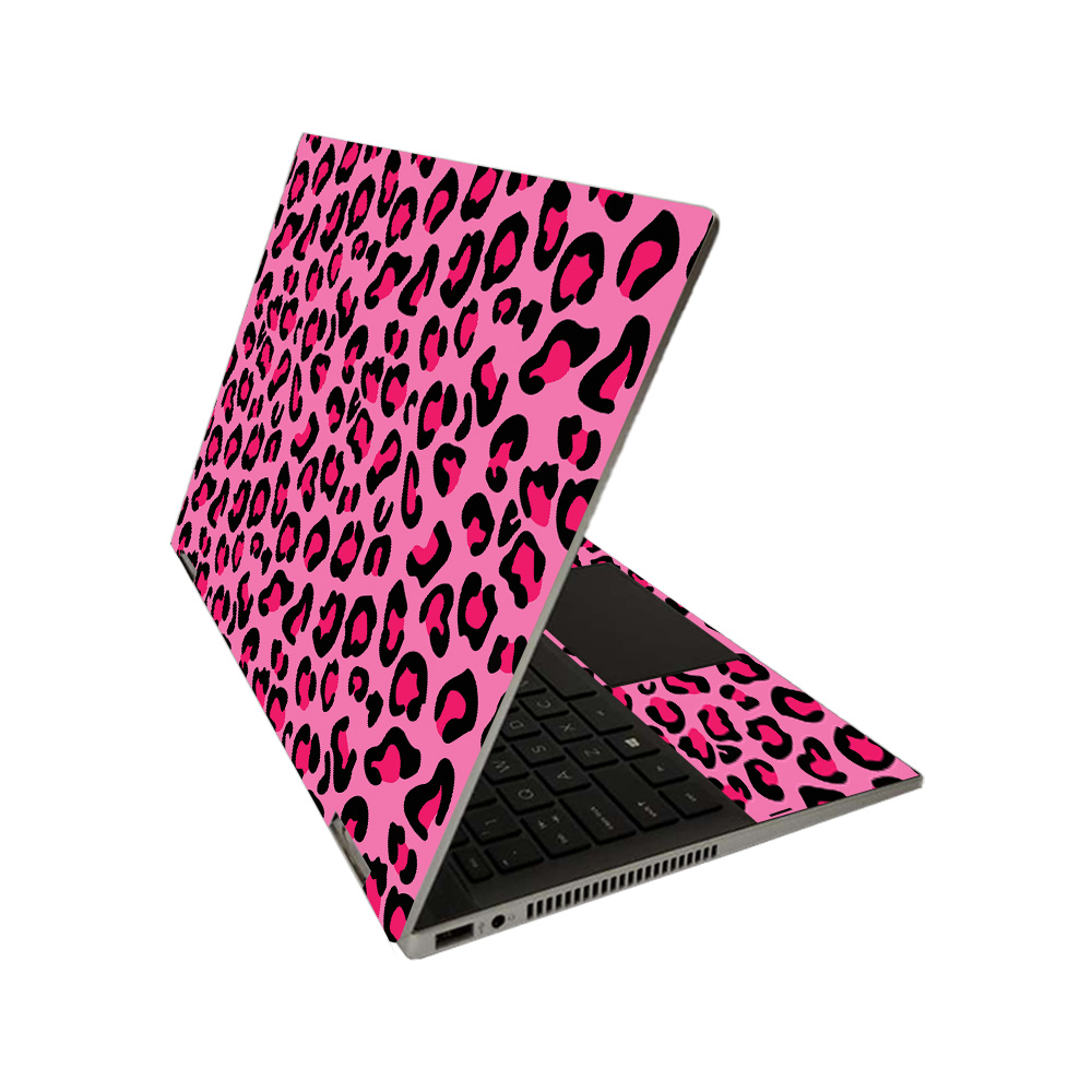 MightySkins HPPX3601420-Pink Leopard Skin for HP Pavilion x360 14 in. 2020 - Pink Leopard