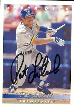 Autograph Warehouse 47812 Pat Listach Autographed Baseball Card Milwaukee Brewers 1993 Upper Deck No .253