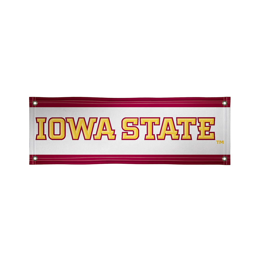 Victory 810022IAS-001 2 x 6 ft. Iowa State Cyclones NCAA Vinyl Banner