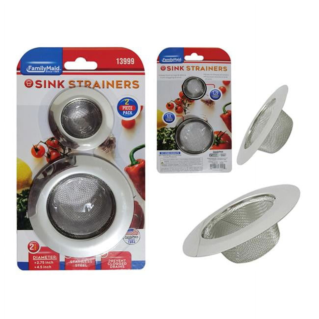 Family Maid FamilyMaid 13999 2.75 - 4.5 in. Sink Strainers - 2 Piece