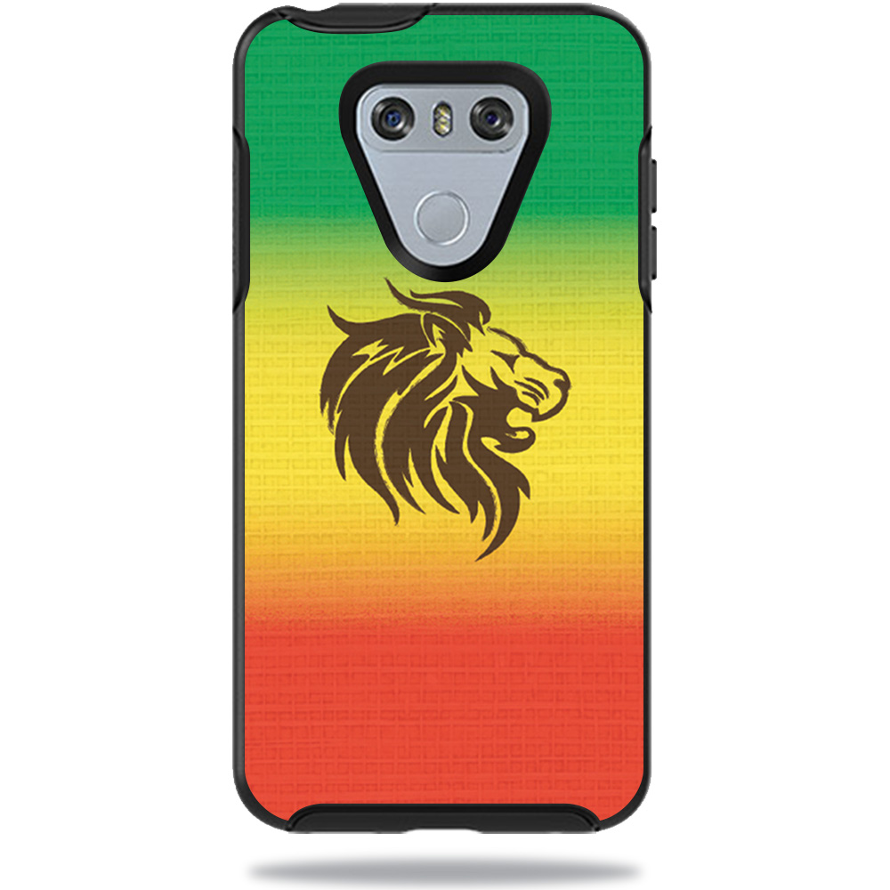 MightySkins OTSLGG6-Rasta Lion Skin for Otterbox Symmetry LG G6 Case Wrap Cover Sticker - Rasta Lion