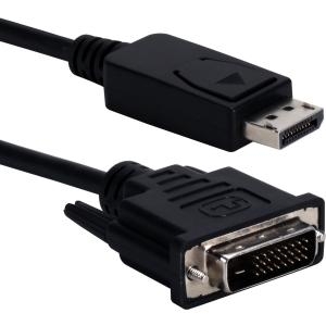 QVS YW3114 15 ft. DisplayPort to DVI Digital Video Cable with Latches