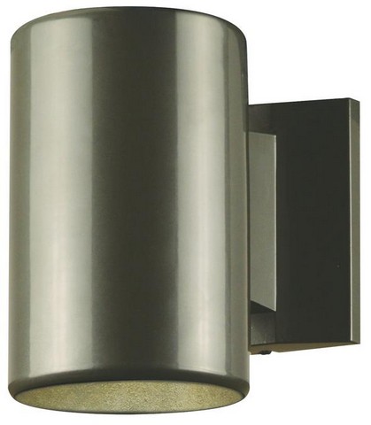 Westinghouse 6797300 One Light Outdoor Wall Fixture, Polished Graphite