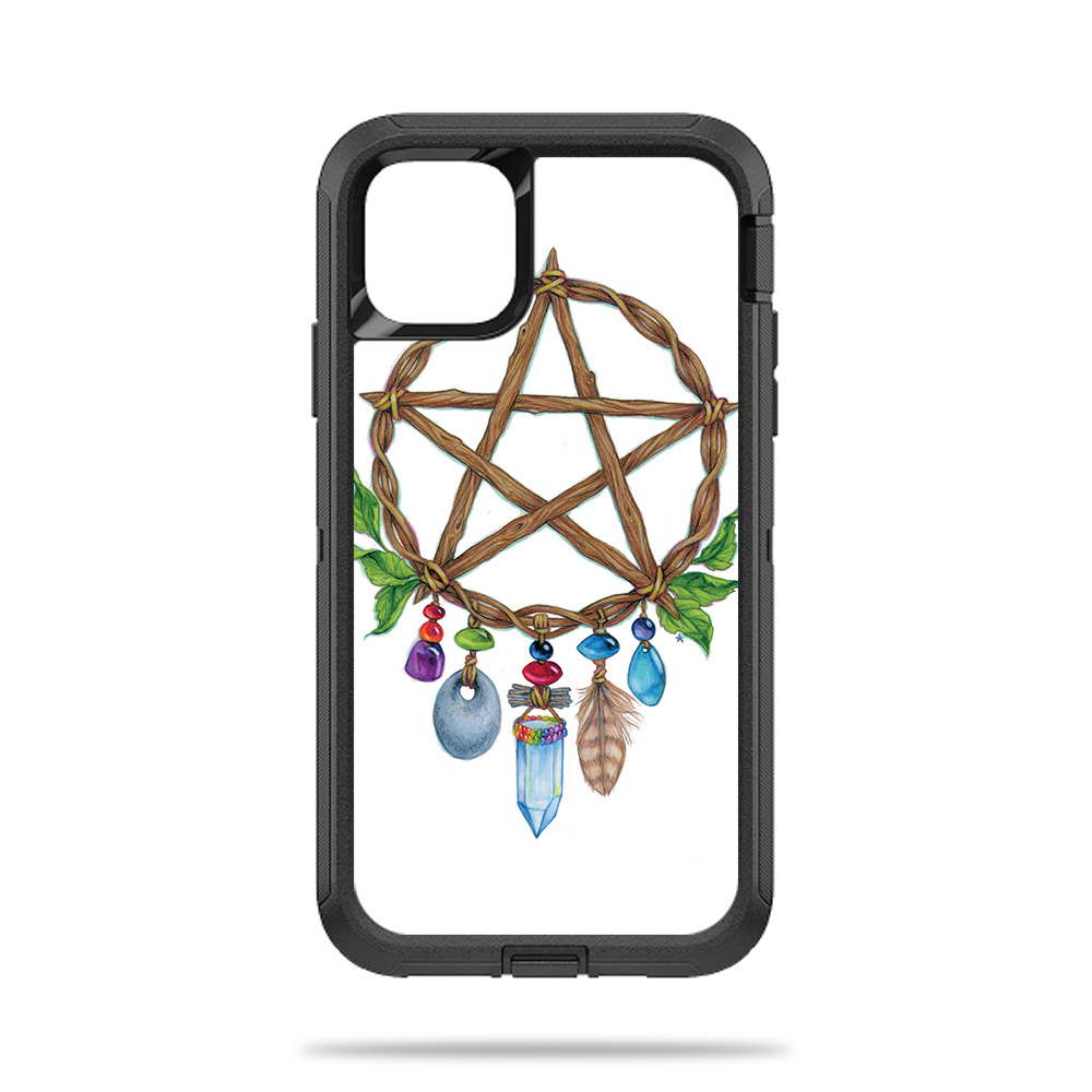 MightySkins OTDIP11PRM-Pentacle Charm Skin for Otterbox Defender iPhone 11 Pro Max - Pentacle Charm