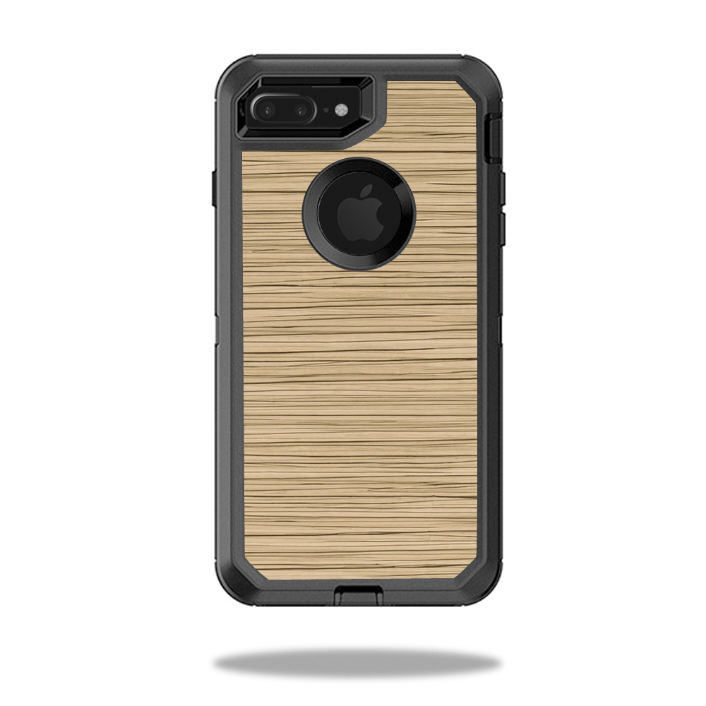 MightySkins OTDIP7PL-Light Zebra Wood Skin for Otterbox Defender iPhone 7 Plus Case Wrap Cover Sticker - Light Zebra Wood