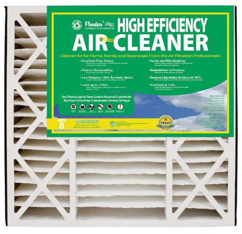 Precisionaire 82655.051620 High Efficiency Air Bear Cleaner Air Filter  16 x 20 x 5 in. - pack of 2