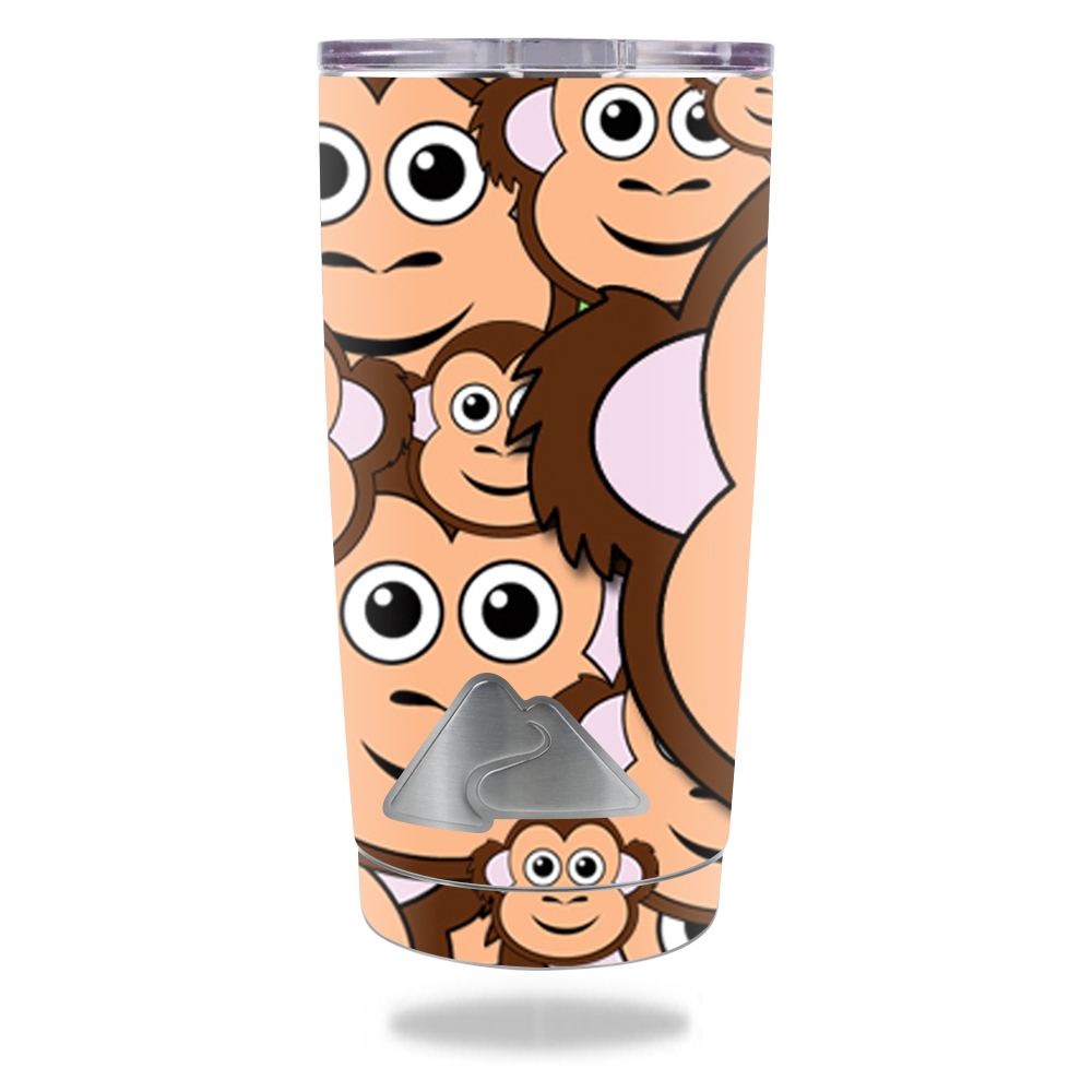 MightySkins OZTUM20-Monkey Skin Compatible with Ozark Trail Tumbler Original Design 20 oz Wrap Cover Sticker - Monkey