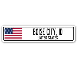 SignMission SSC-Boise City Id Us Street Sign - Boise City, ID, United States