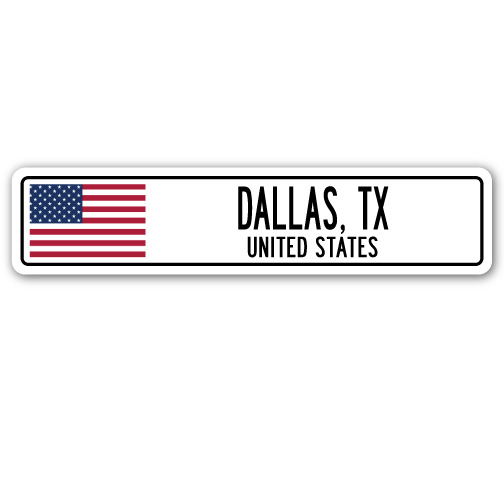 SignMission SSC-Dallas Tx Us Street Sign - Dallas, TX, United States