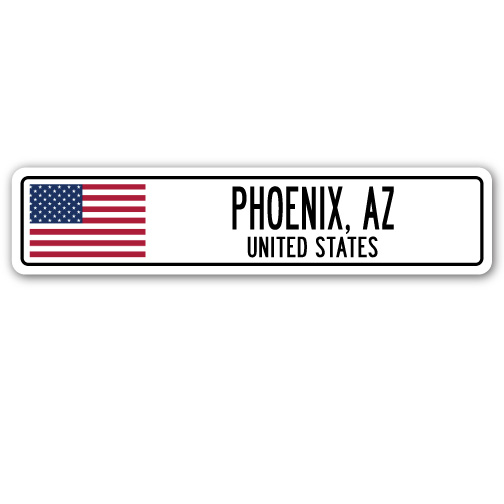SignMission SSC-Phoenix Az Us Street Sign - Phoenix, AZ, United States