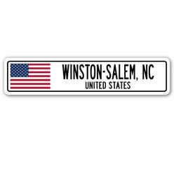SignMission SSC-Winston-Salem Nc Us Street Sign - Winston-Salem, NC, United States