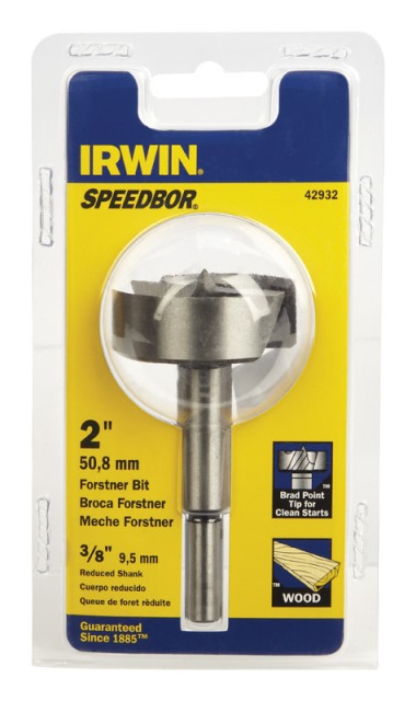 Irwin 1966938 2 in. Forstner Drill Bit