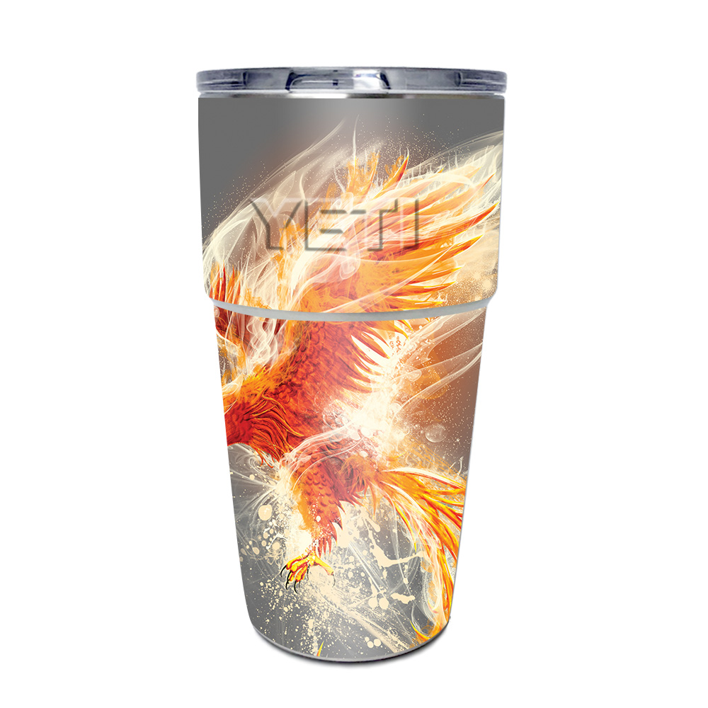 MightySkins YEPINT16SI-Phoenix Skin for Yeti Rambler 16 oz Stackable Cup - Phoenix