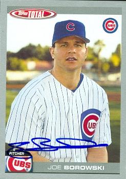 Autograph Warehouse 68810 Joe Borowski Autographed Baseball Card Chicago Cubs 2004 Topps Total No. 341