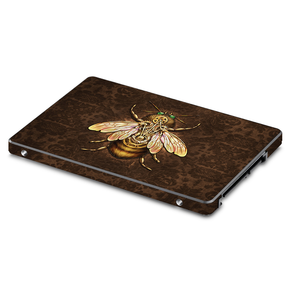 MightySkins SA850EV-Steampunk Bee Skin for Samsung 850 or 860 Evo 2.5 in. SSD - Steampunk Bee