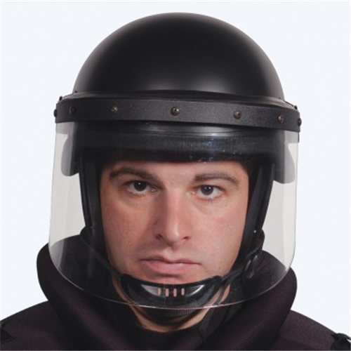 Premier Crown PC-9005LTU 900 Lt Liquitac Riot Helmet - Black, Universal